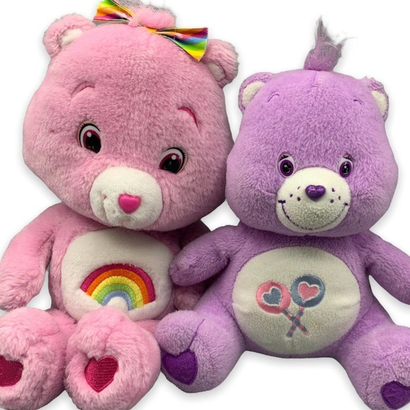 purple care bear rainbow